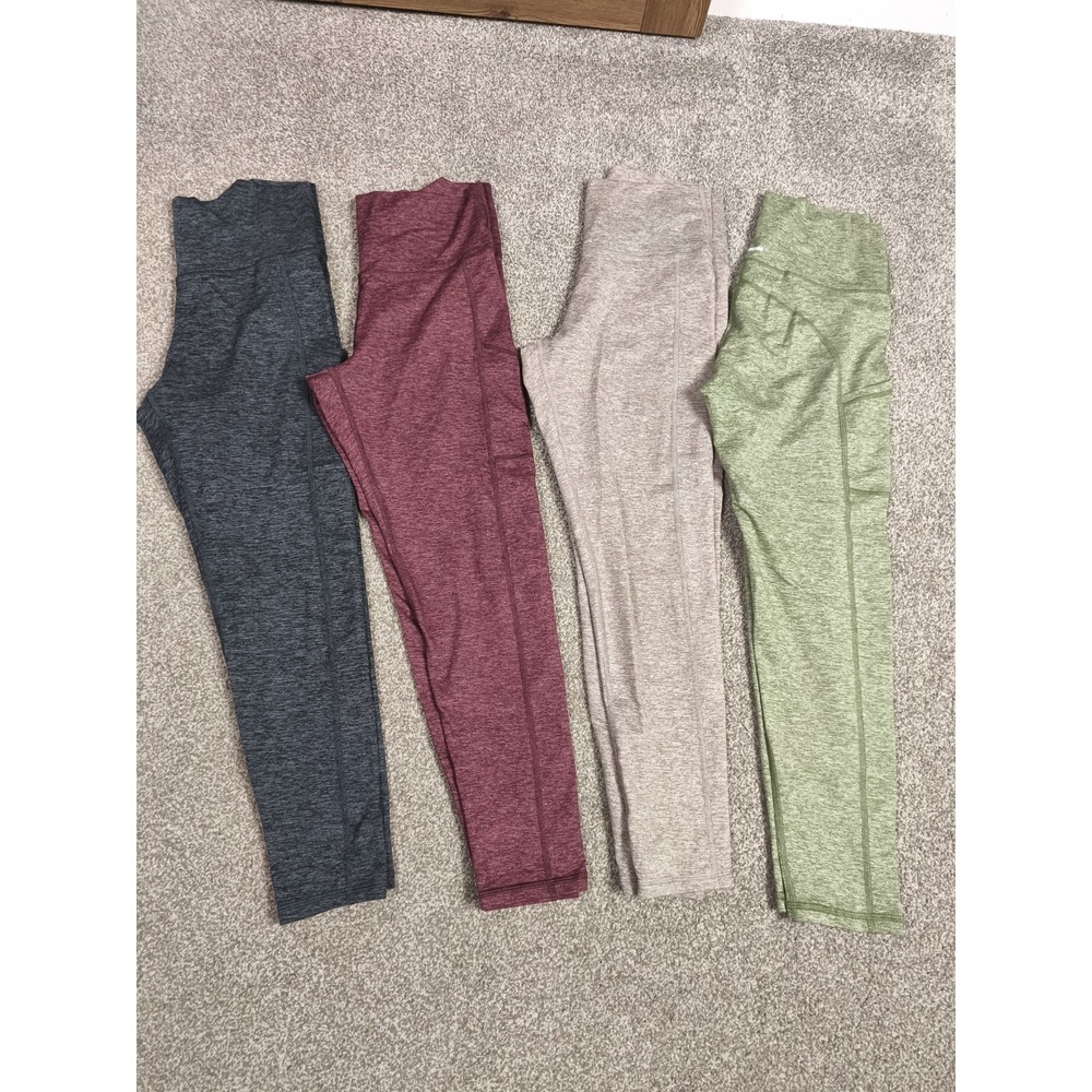 Lot of 4 Aerie Chill Play Move Leggings Womens Large Bundle